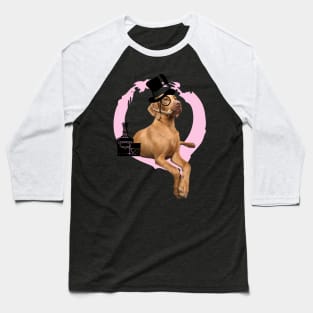 Lord Vizsla Pink Baseball T-Shirt